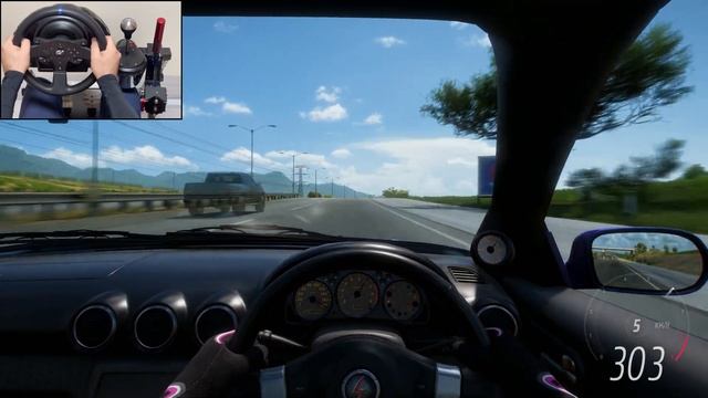Nissan Silvia S15 - Forza horizon 5 - Thrustmaster T300RS gameplay смотреть онлайн