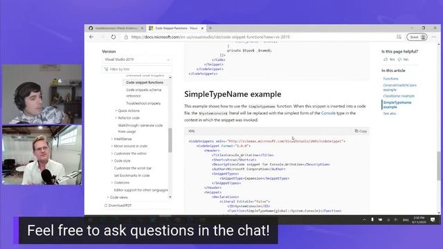 Writing Visual Studio Extensions with Mads - Snippets