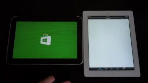 HP ElitePad VS Apple iPad 3 - Application store speed test