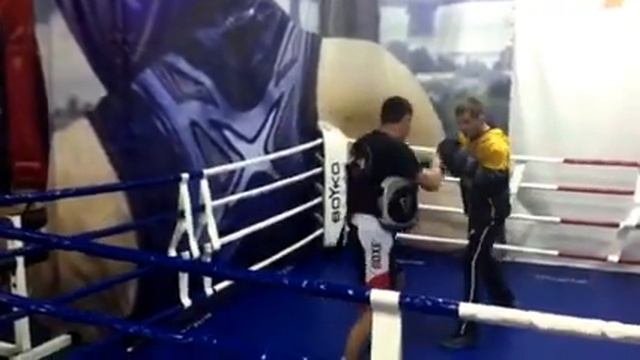 Работа на лапах