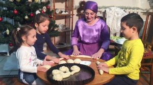 ❄“Дари”- традиционный новогодний хлеб донских армян.