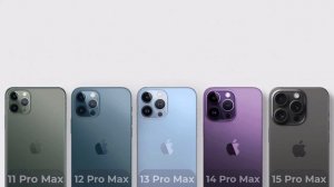 iPhone 11 Pro Max Vs 12 Pro Max Vs 13 Pro Max Vs 14 Pro Max Vs 15 Pro Max Specs Review in 2023