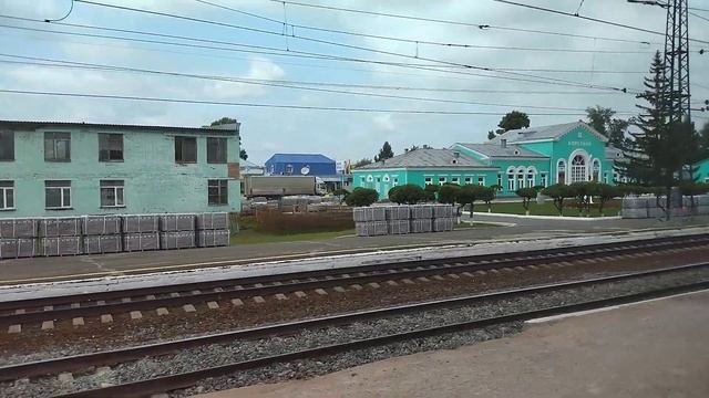 23.08.2021. Россия. Новосибирская область. Железнодорожная станция Болотная