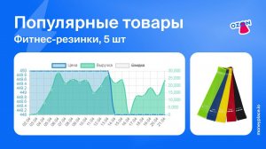 Продажи фитнес-резинок на Ozon. Аналитика маркетплейса