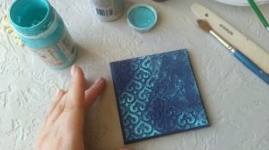 МК декоративные плитки своими руками Рама для зеркала. Decorative tiles with their own hands.