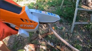 Stihl GTA 26. Первое тестирование мини-пилы.