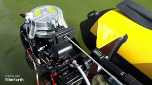 Установка генераторной катушки и выпрямителя регулятора в мотор Mercury 9.9 light.