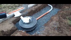 Станция Флагман 5 пр. Отвод воды в дренажную канаву
