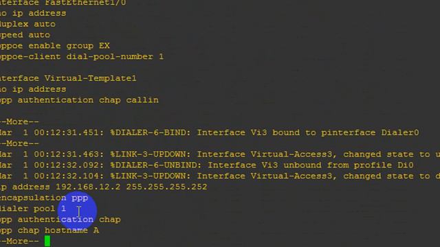 CISCO LAB 9 - настройка и настройка клиент-сервера PPPoE смотреть онлайн