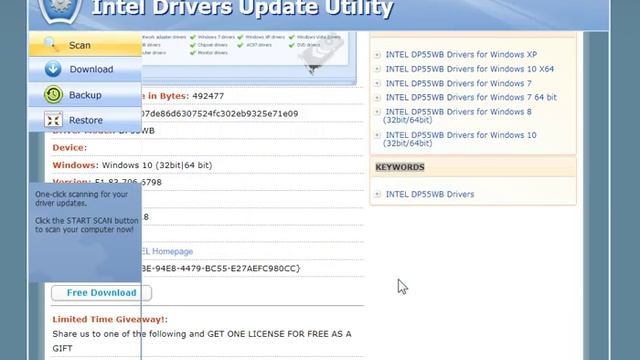 INTEL DP55WB Drivers for Windows 10 (32bit|64 bit) 51.83.706.6798 смотреть онлайн