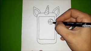 Как нарисовать ТЕЛЕФОН?