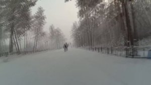 На велосипеде зимой в -40 (подкаст)