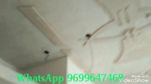 Plus minus gypsum ceiling design part #23#site in Patna city