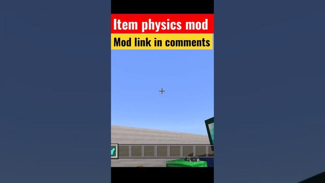 Best item physics mod in Minecraft bedrock edition￼