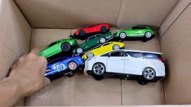 A Box Full of Cars, Roll Royce, Tesla, Lexus LM300h, Lamborghini, Ferrari, Porsche Bugatti, Mercede