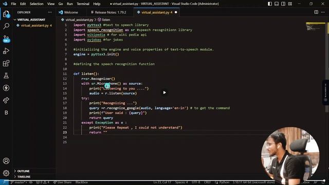 Code Your Own Virtual Assistant Mini Project in 10 Steps | Python Programming Tutorial for Beginner