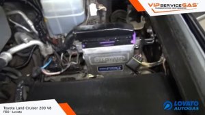 ГБО на Toyota Land Cruiser 200 V8 - Lovato. Газ на Тойота Ленд Крузер