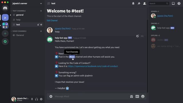 Discord Bot with Rust and Serenity - #12 Test Bot on Discord Server смотреть онлайн