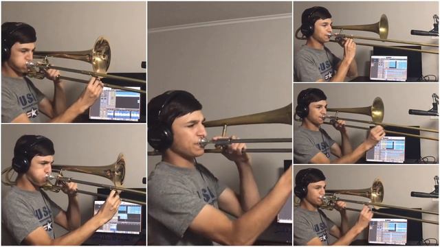 DJ Got Us Fallin' In Love (Revenge) Trombone Fanfare Cover смотреть онлайн