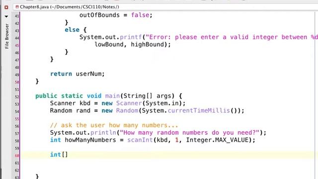 Chapter 8: Introduction to Arrays
