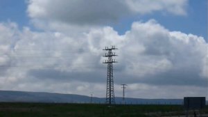 Электрическая дуга на ЛЭП 110 кВ