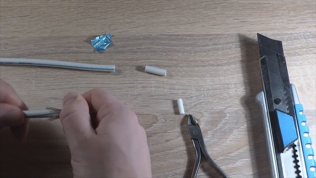Как обжать и подключить телевизионный кабель к F разъему