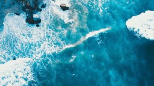 FLYING DRONE, OCEAN | ПОЛЁТ ДРОНА, ОКЕАН