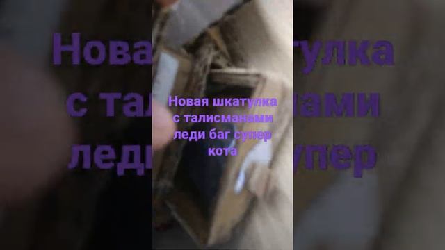 ребята сегодня я сделал новую шкатулку с талисманами леди баг и супер-кота❤️