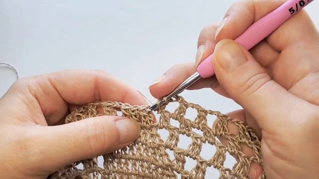 How to crochet Acorn Market Bag 🐿 смотреть онлайн