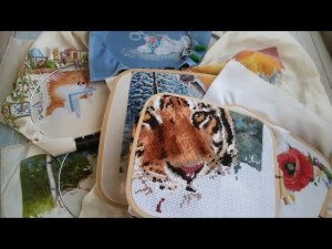 #вышивка 22-27 февраля 22г Вышивальная неделя и итоги за февраль.