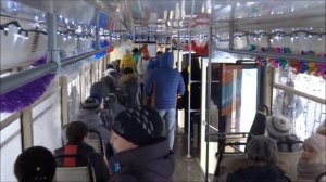 Новогодний трамвай в Ярославле