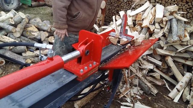 самодельный гидравлический дровокол на бензиновом двигателе
