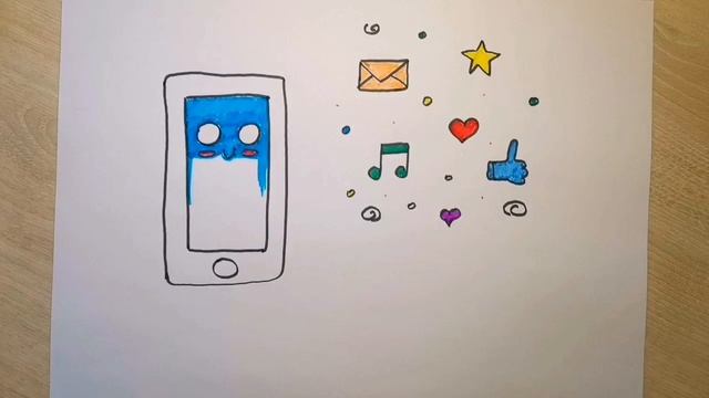 Как нарисовать смартфон/телефон/планшет//How to draw a smartphone/phone/tablet смотреть онлайн
