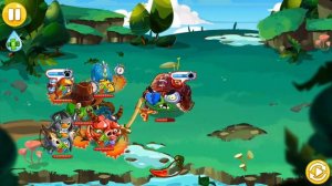 Angry Birds Epic Doom Drone Hara-kiri explosion vs Snow the Pirate Self destruct
