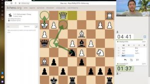 Староиндийская защита за черных. Играю против варианта с F4, неидеально, но выигрываю