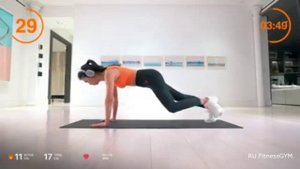 Тренировка на укрепления мышц кор и пресса RU GYM