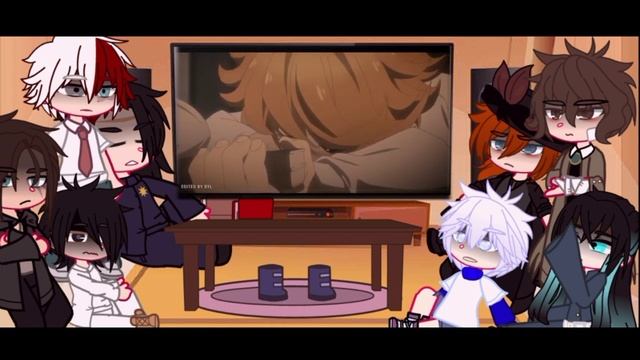 Anime characters react to each other|| 2/8 (??/??) || ray // repost. смотреть онлайн