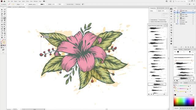 How to Vectorize a Pencil Sketch to a Vector Watercolor Image in Adobe Illustrator смотреть онлайн