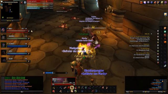 Let's Play World of Warcraft - #065 - Die Bibliothek des Scharlachroten Klosters [Krieger Tank] смотреть онлайн