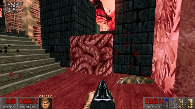Doom Tribute Project - Map 3b: Fortress of Doom смотреть онлайн