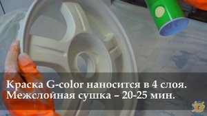 Светящиеся в темноте диски. Покраска светящейся аэрозольной краской G-COLOR.