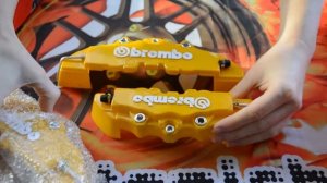 Накладки на суппорта Brembo caliper cover желтые