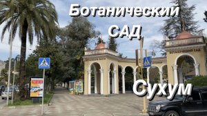 ВЛОГ Сухум Бот. сад / ЖД Вокзал Сухум / Абхазия / Новый Афон