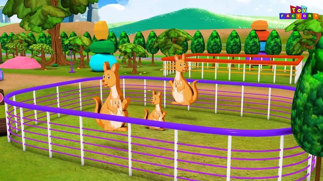 Zoo Animals for Kids - Toy Factory Cartoon | Zoo for Toddlers смотреть онлайн