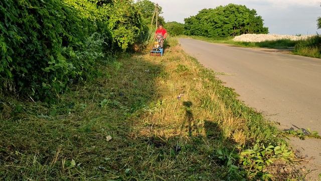 Жёсткий тест Мульчера Пахарь М-60 с моим новым валом ножей, с защитой подшипников, с реверсом хода.