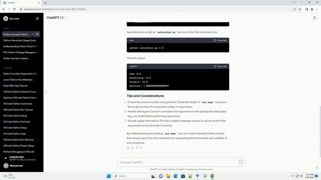 what does sys argv do in python