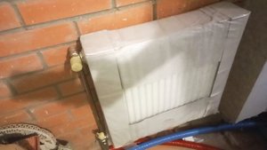 Боковое подключение радиатора нержавейкой