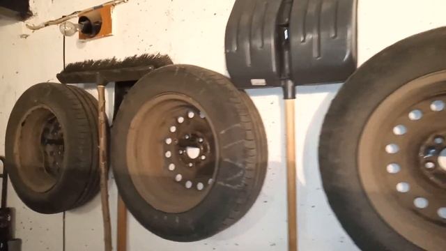 Хранение колес в гараже. смотреть онлайн