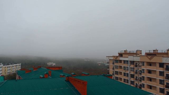 Геленджик весной | Необычное туман над городом!💨