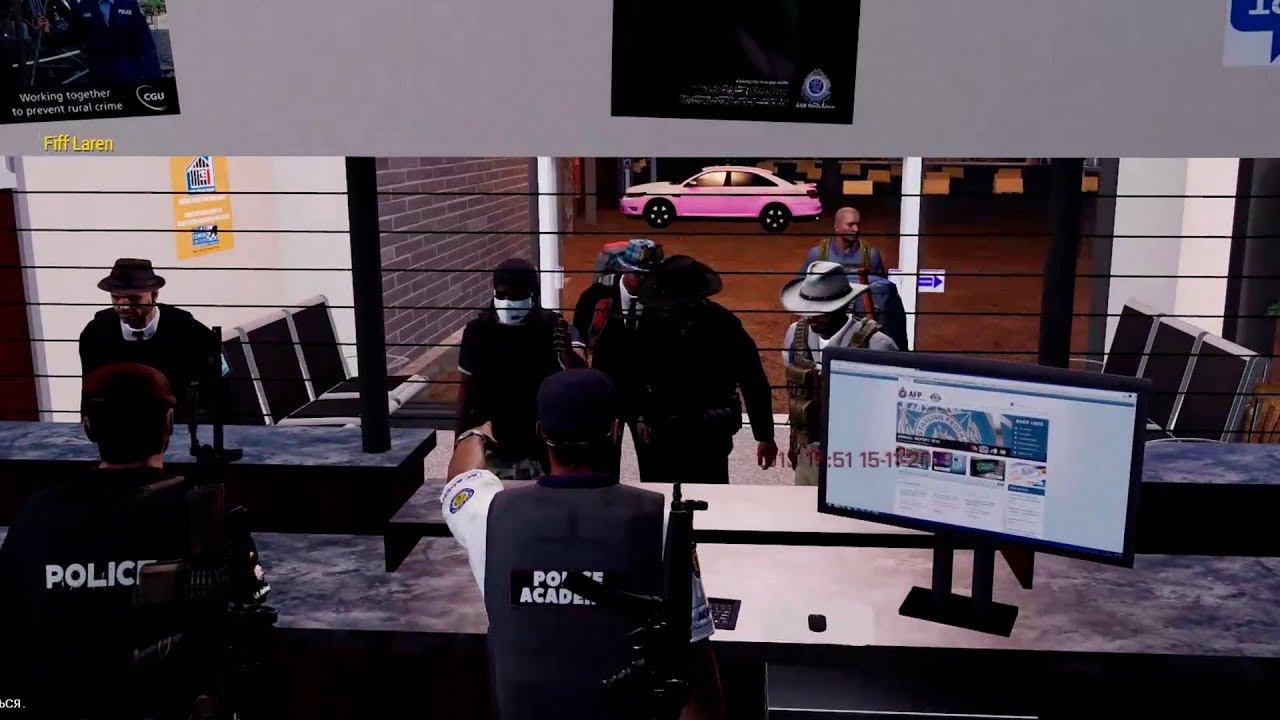 Вступил на работу в полицейский участок. Как всё устроенно внутри ? - ArmA 3 Altis Life